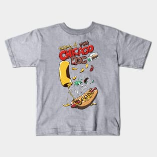 Anatomy of a Chicago Dog Kids T-Shirt